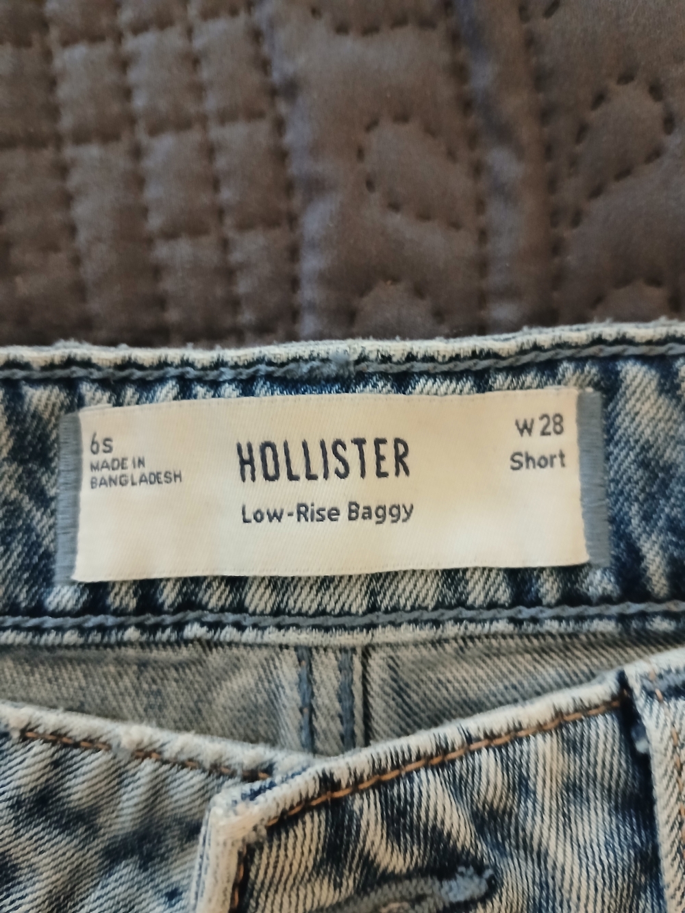 Hollister Light Blue Low-Rise Baggy Jeans
